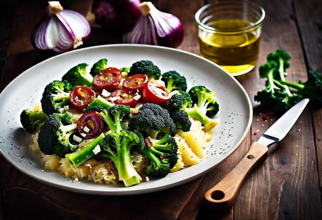 Recette facile : rigatonis au brocoli et chorizo pour un dîner savoureux