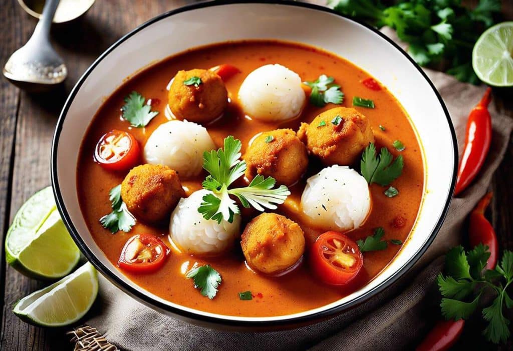 Curry de boulettes de poisson : recette facile et savoureuse