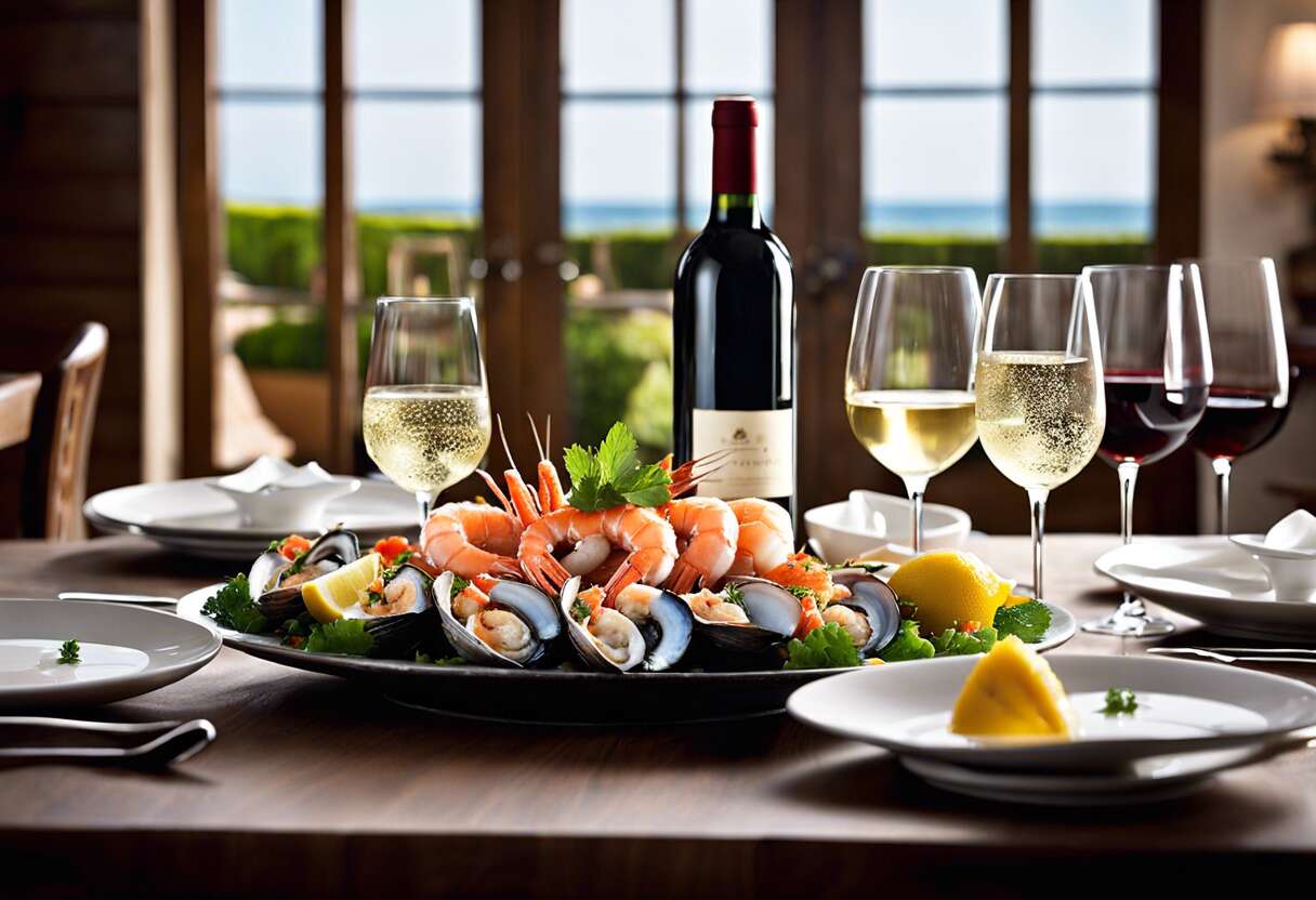 Accords parfaits : vins et accompagnements pour vos fruits de mer
