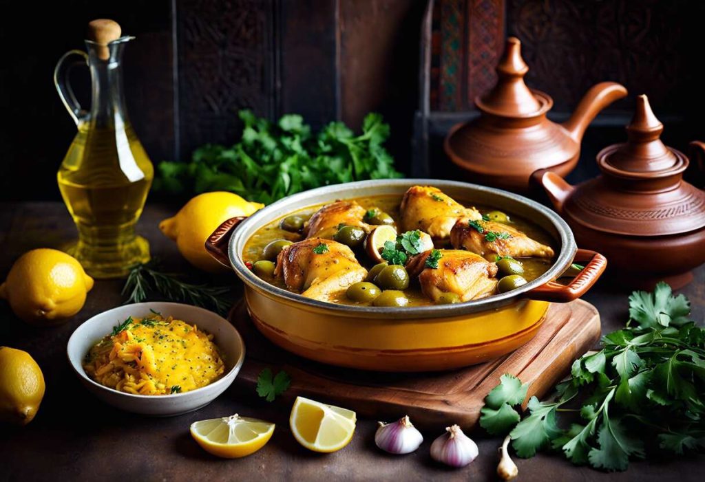 Tajine de poulet aux olives : recette traditionnelle marocaine