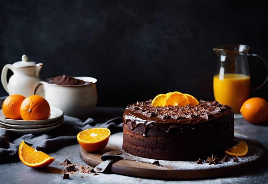 Gâteau au chocolat et à l'orange : recette gourmande et facile