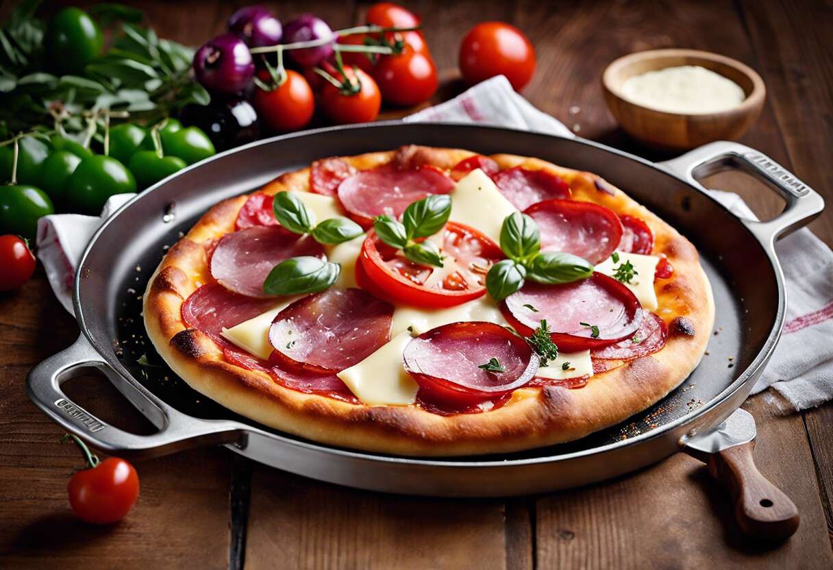 Recette de pizza tatin au salami et jambon : une touche originale !