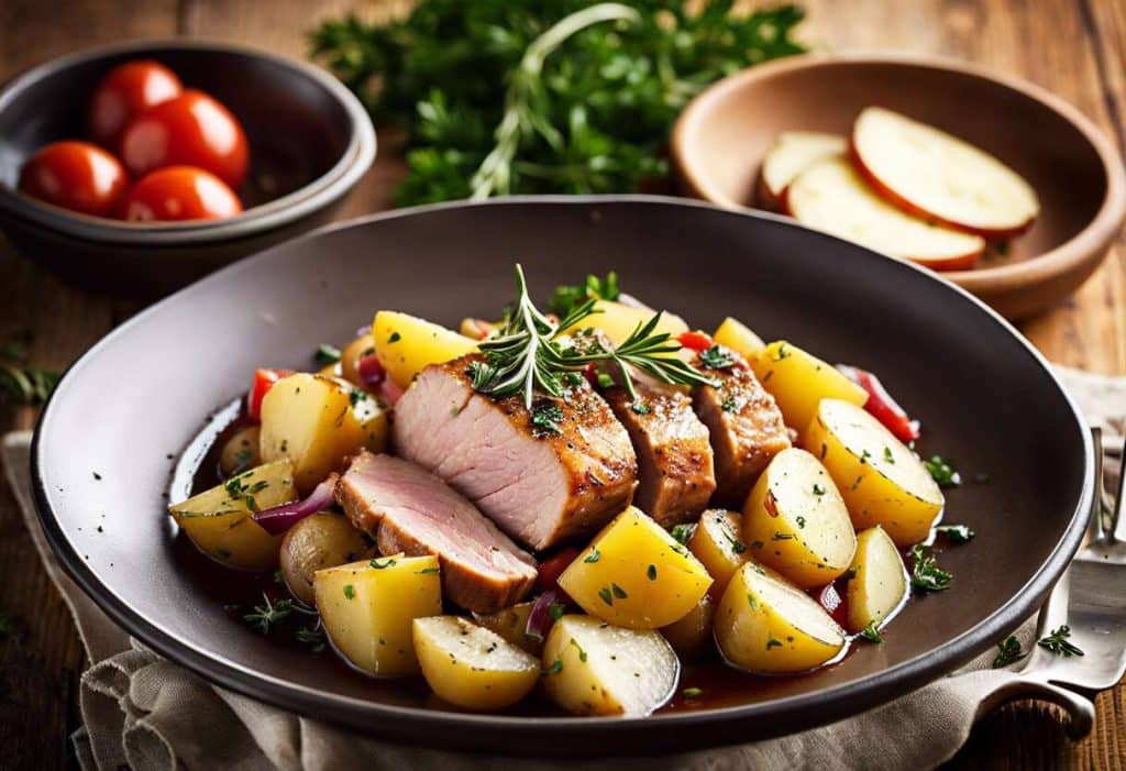 Guisote : recette facile de sauté de porc aux pommes de terre