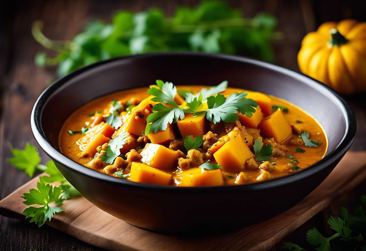 Curry de courges aux épices, l'exotisme dans votre assiette
