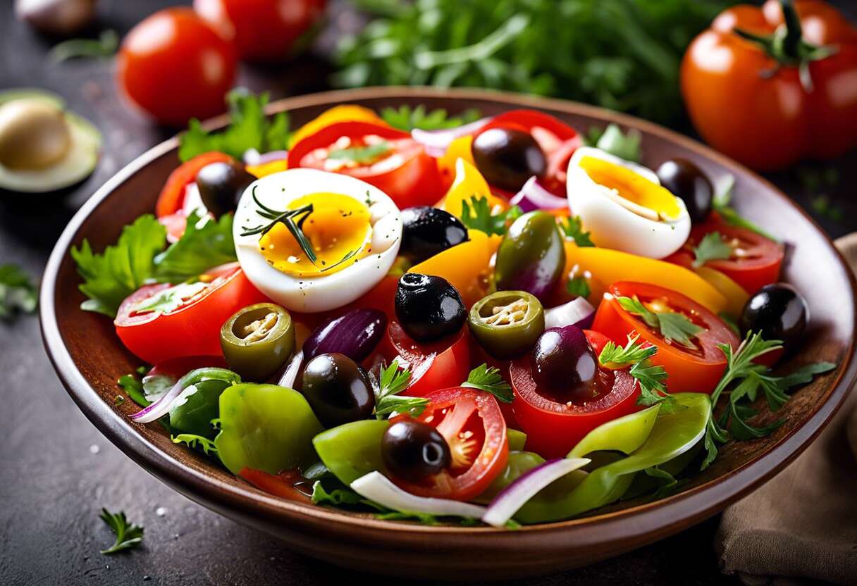 Les secrets d'une salade méchouia authentique : ingrédients et préparation