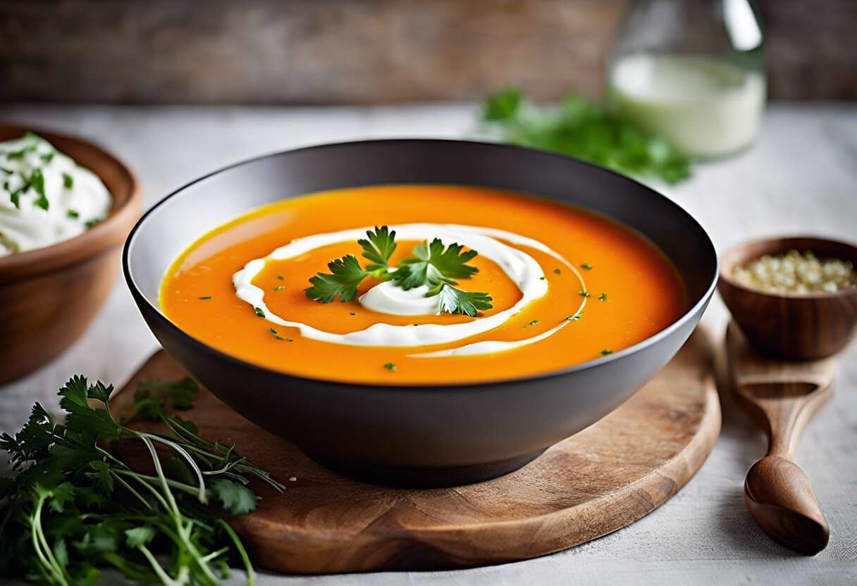Recette de soupe de carottes froide : fraîcheur et saveur au menu !