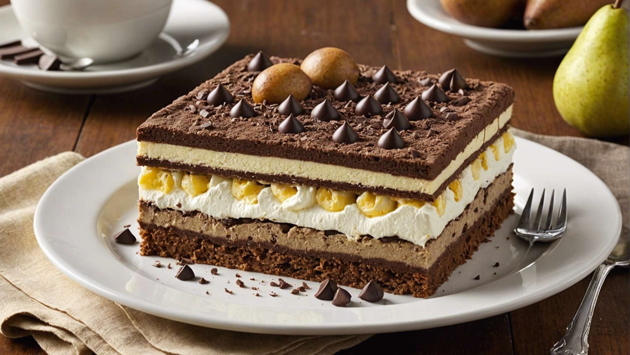 Recette de tiramisu poire-chocolat : une alliance parfaite pour vos desserts