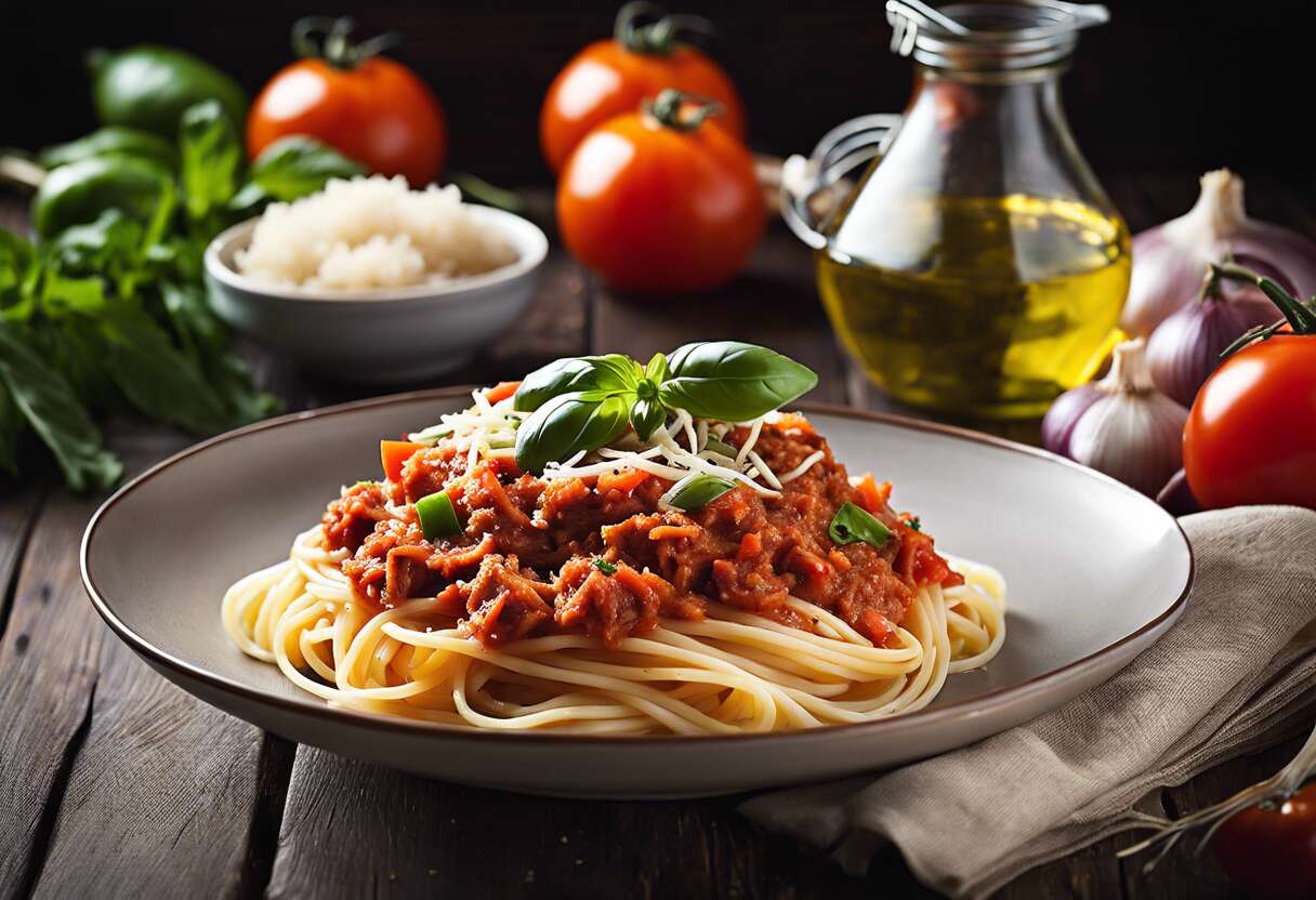 Spaghetti alla bolognese au thon : découvrez la vraie recette !