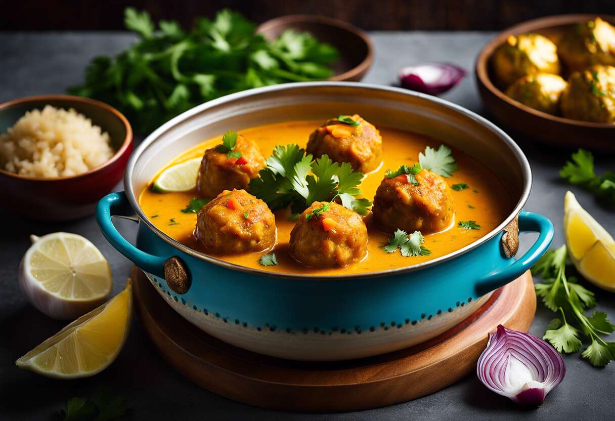 Curry de boulettes de poisson : recette facile et savoureuse