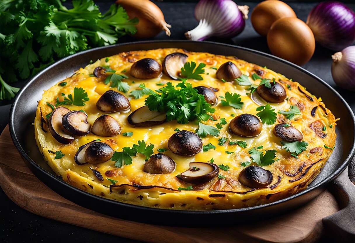 Recette de tortilla aux champignons : savourez l’Espagne dans votre assiette !