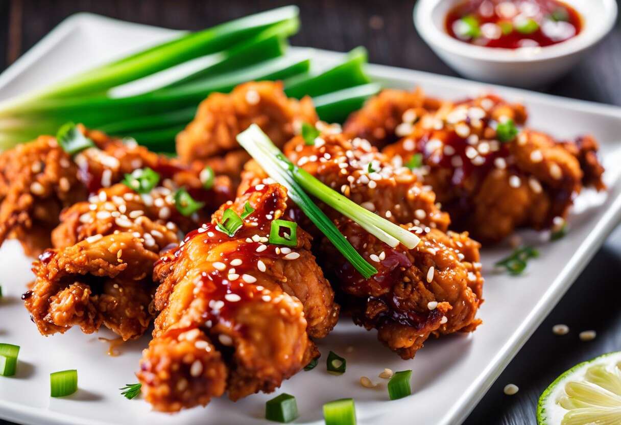 Ingrédients essentiels pour un poulet frit à la coréenne authentique