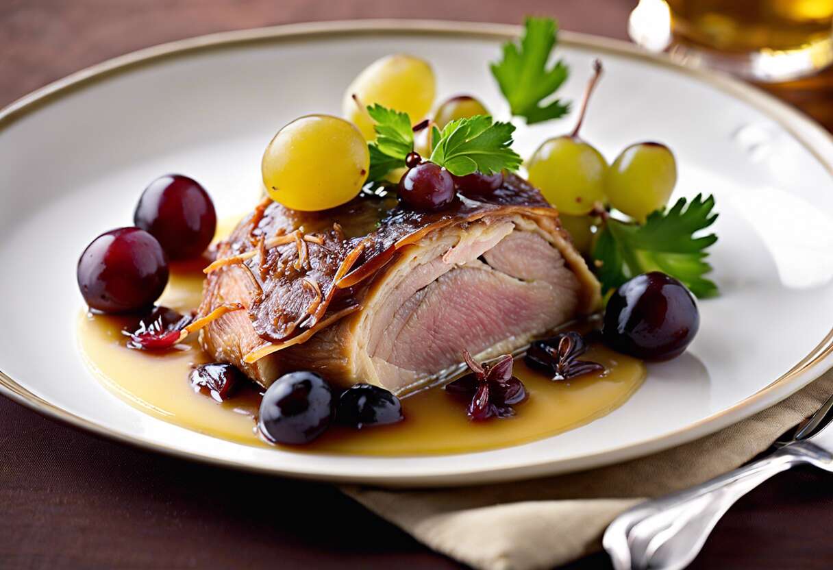 Recette de tourtelettes au canard confit et raisin frais : plaisir gourmet