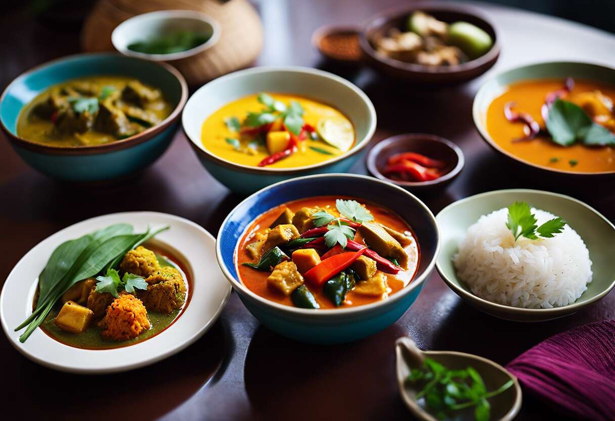 Variations régionales : explorer la diversité des currys thaïlandais