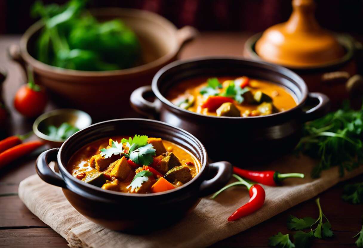 Recettes innovantes de curry végétarien : fusion culinaire et adaptation maison