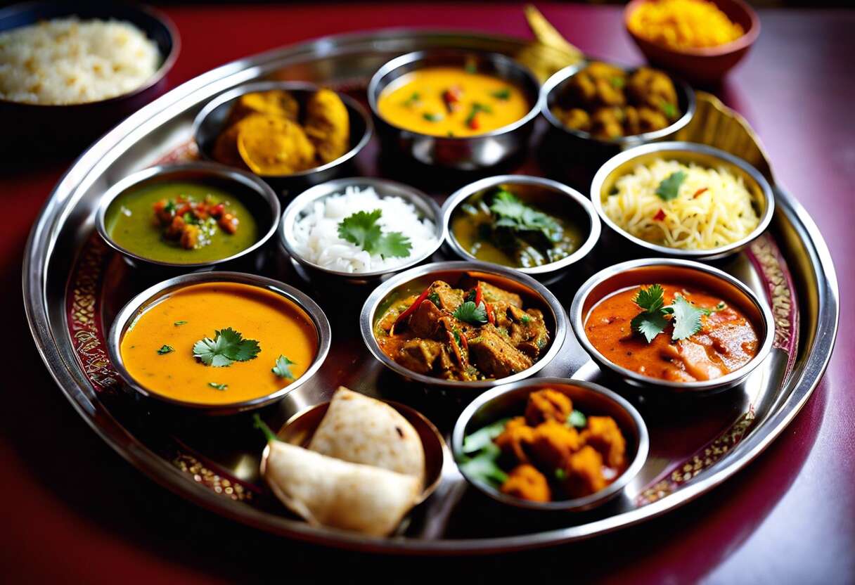Variations régionales du thali : un voyage culinaire à travers l'inde