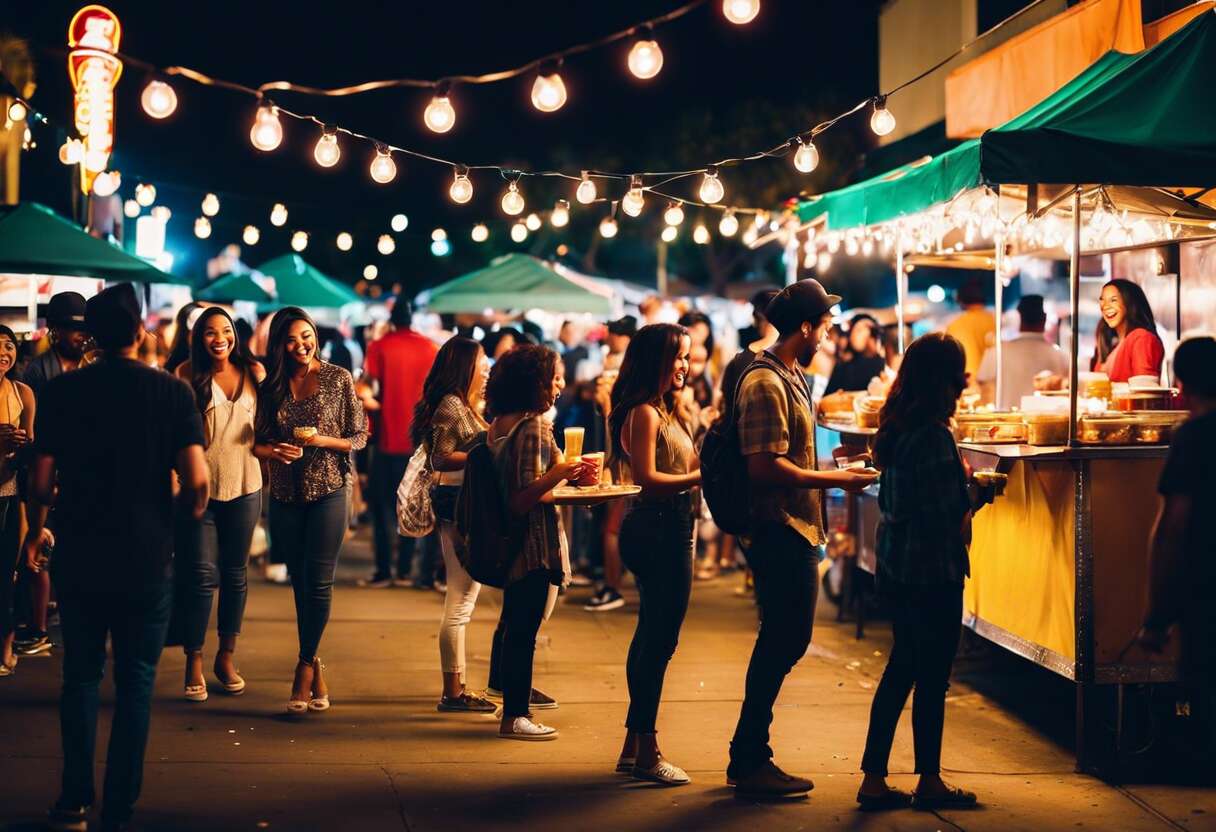 L'expérience street food nocturne à l.a.  : entre convivialité et gourmandise