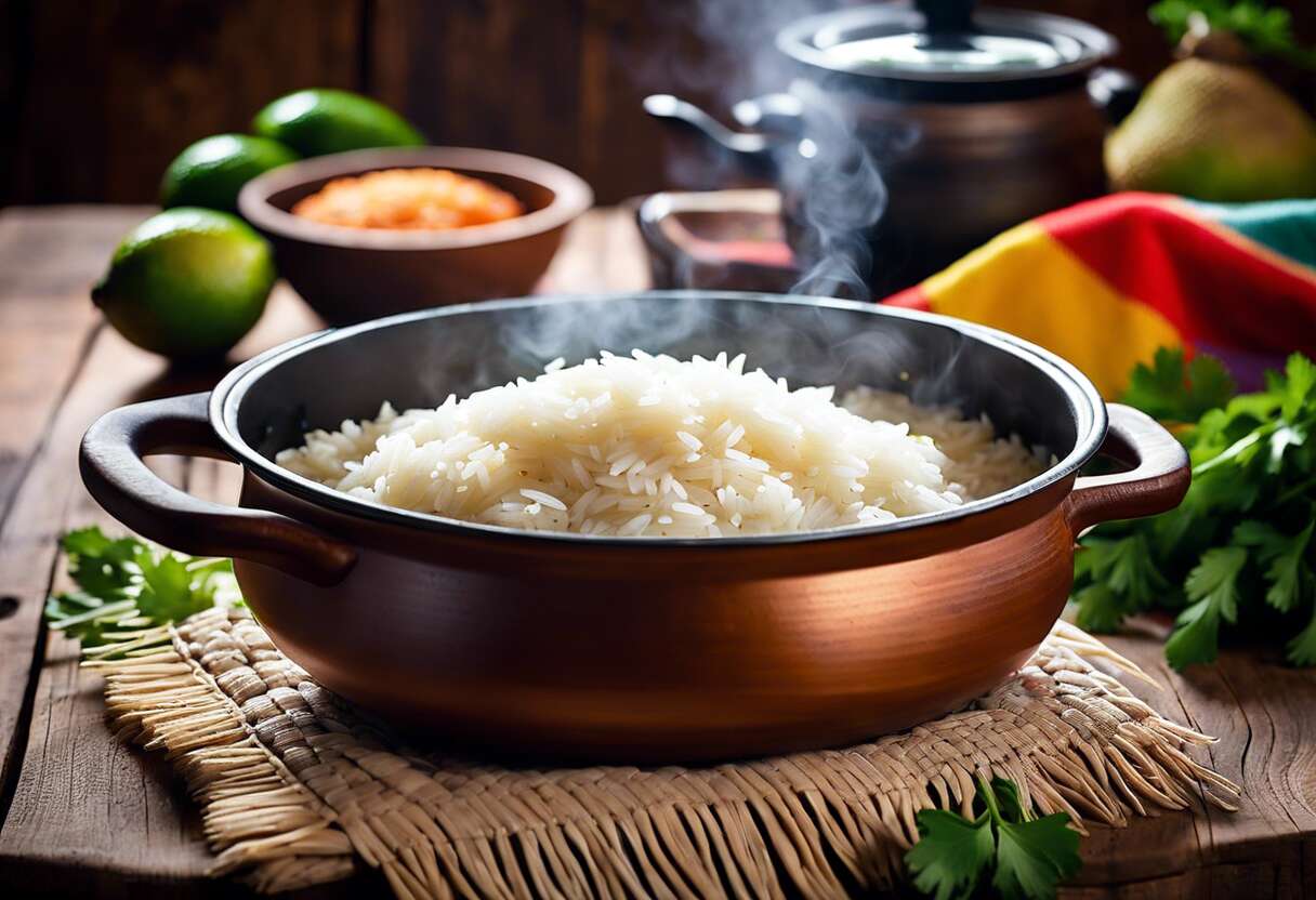 Repos et service : finaliser la préparation pour un riz irréprochable