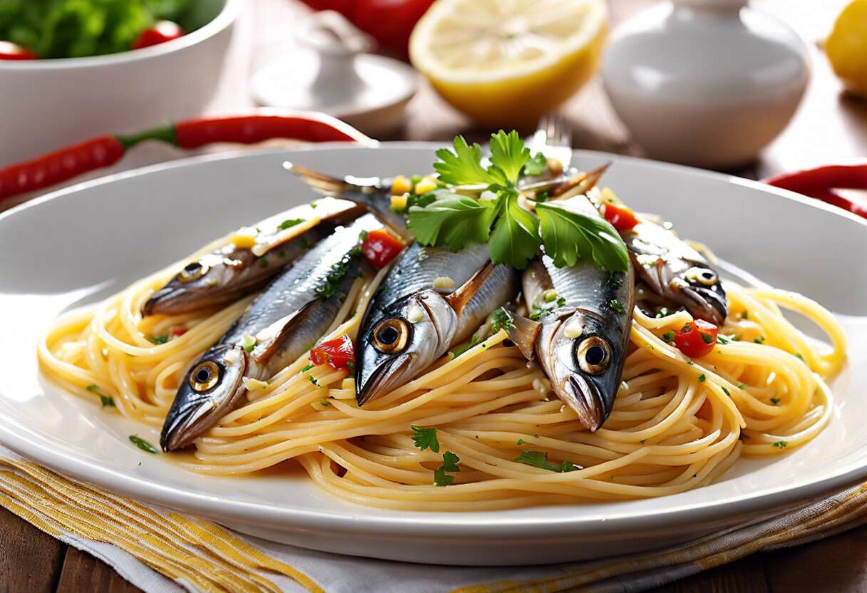 Recette facile : spaghettis aux sardines, un plat savoureux et rapide