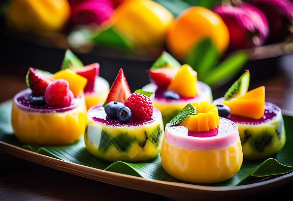 Mélange de saveurs et traditions : les fruits exotiques dans la pâtisserie thaïlandaise