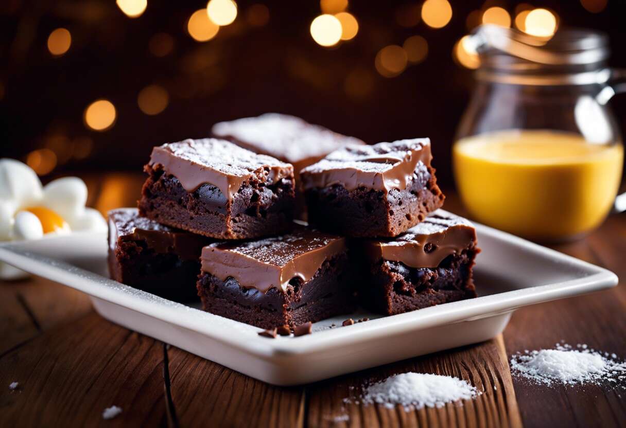 Fudge brownies fondants : secrets de pâtisserie américaine révélés