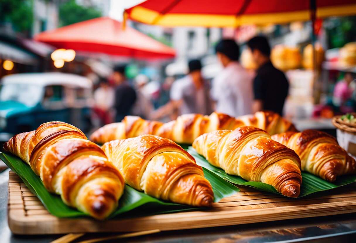 Croissants vietnamiens bánh tiêu : l'influence française en street food
